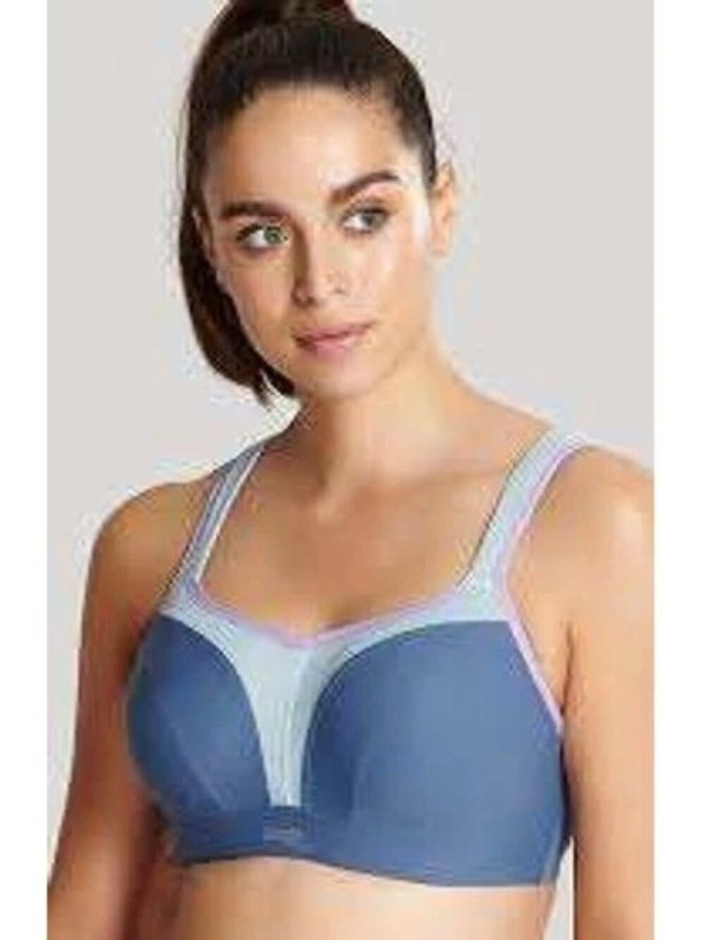 Panache Sport Gray Lavender Underwired High Impact Sports Bra 5021 34DD